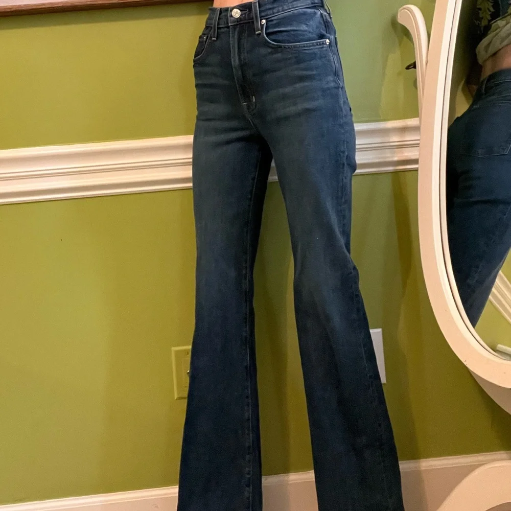 NWOT Edwin Marli Wide leg Jean, High Rise